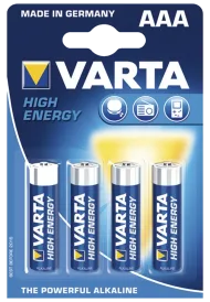 AAA High Energy Batterij - 4 Stuks - 1.5 V