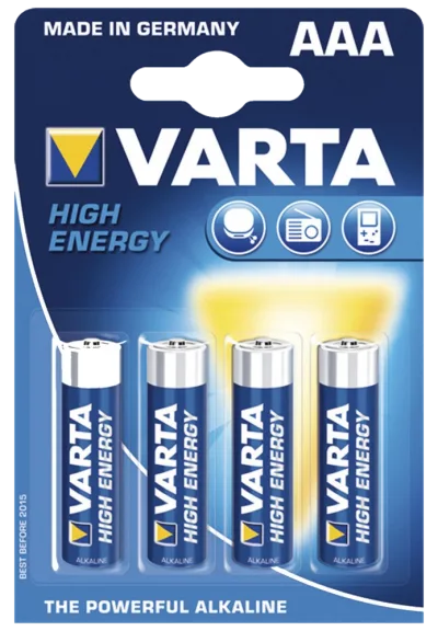 AAA High Energy Batterij - 4 Stuks - 1.5 V