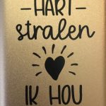 Powerbank - Jij laat mijn hart stralen, Ik hou van jou - 5.000 mAh bij debadeend.nl