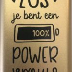 Powerbank - Zus je bent een power vrouw - 5.000 mAh bij debadeend.nl