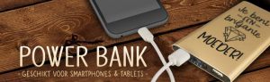 Powerbank - Onze sterke band, vader dat zit wel snor - 5.000 mAh