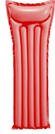 Ligbed Zwembad Economat - Rood