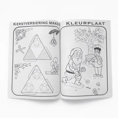 Kerstmis Kleuren, Spelen, Leren en Liedjes Boek