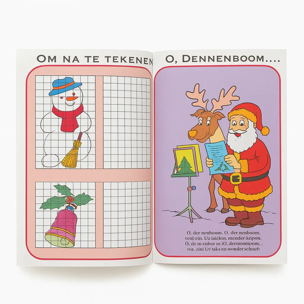 Kerstmis Kleuren, Spelen, Leren en Liedjes Boek Kerstmis Kleuren, Spelen, Leren en Liedjes Boek