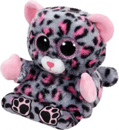 Peek A Boo Smartphonehouder - Roze luipaard
