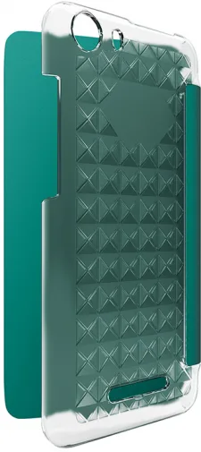 Telefoonhoesje Bookcase Turquoise voor Wiko Lenny 2 bij debadeend.nl