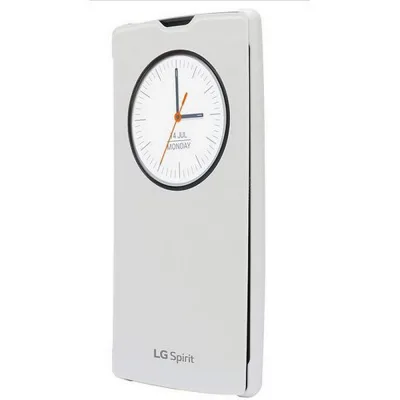 Telefoonhoesje Bookcase Wit voor LG Spirit Quick Circle CFF-590