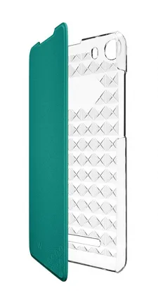 Telefoonhoesje Bookcase Turquoise voor Wiko Lenny 2