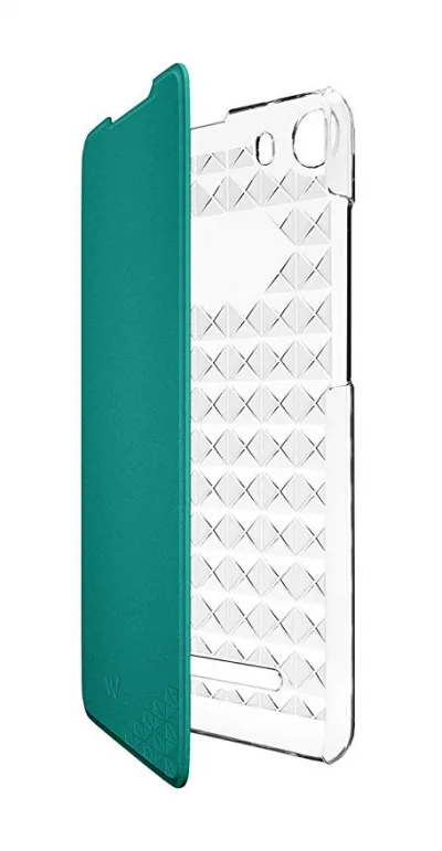 Telefoonhoesje Bookcase Turquoise voor Wiko Lenny 2