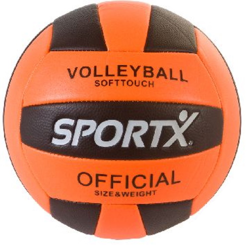 SportX Volleybal - 22 cm - Oranje bij debadeend.nl
