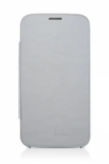 Telefoonhoesje Flipcover Wit voor Alcatel One Touch Pop C9