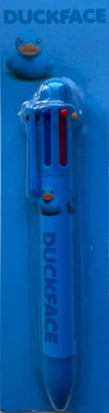 Duckface 6 Kleuren Pen - Blauw bij debadeend.nl