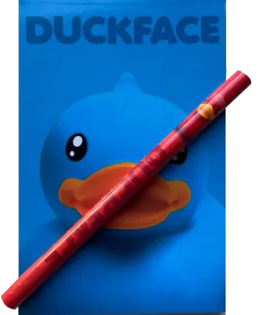 Duckface Notitieboekje - Blauw