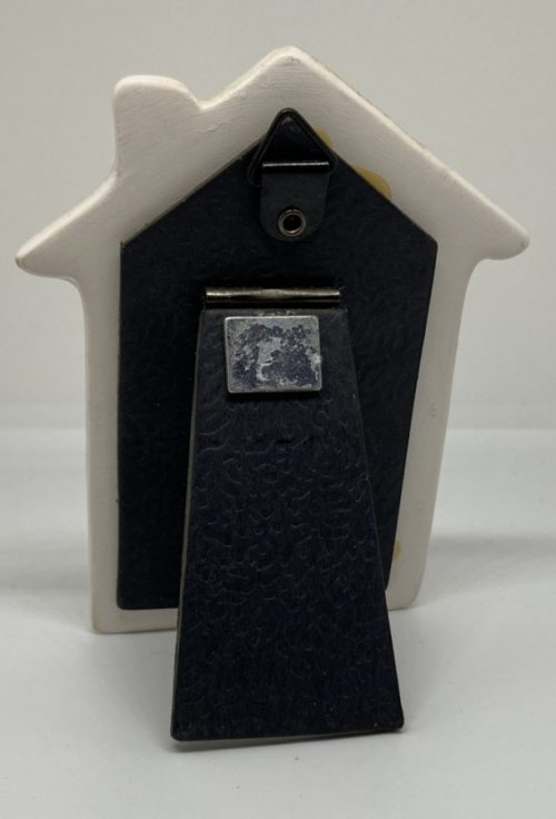 Tegelmagneet Huisje met leuke spreuk - sWerelds liefste Vriendin - Geel bij debadeend.nl