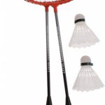Badmintonset - Paars - Met 2 shuttles en 2 rackets bij debadeend.nl