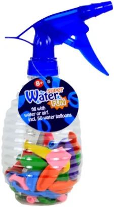 Waterballonvuller met 50 waterbommen - Blauw