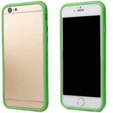 Telefoonhoesje Bumper voor iPhone 8 plus - Groen bij debadeend.nl