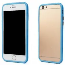 Telefoonhoesje Bumper voor iPhone 8 plus - Lichtblauw
