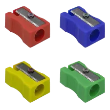 Gekleurde puntenslijpers - 5 stuks in 4 kleuren - Rood, Blauw, Geel en Groen