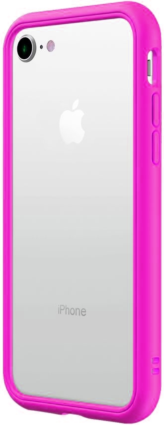 Telefoonhoesje Bumper voor iPhone SE 2020 - Roze bij debadeend.nl