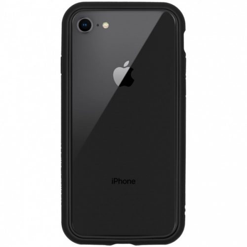 Telefoonhoesje Bumper voor iPhone SE 2020 - Zwart bij debadeend.nl