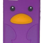 Telefoonhoesje voor iPhone 5/5s en SE - Paars Kuikentje bij debadeend.nl