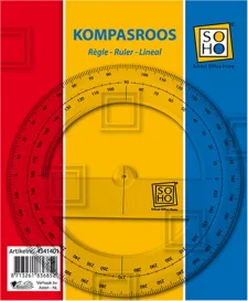 Kompasroos Gradenboog Transparant - 10 cm bij debadeend.nl