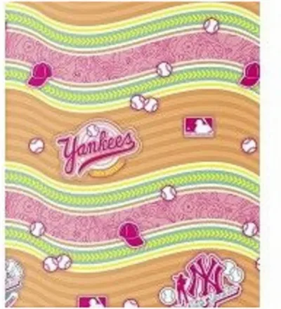 Rekbare Boekenkaft - New York Yankees - Roze