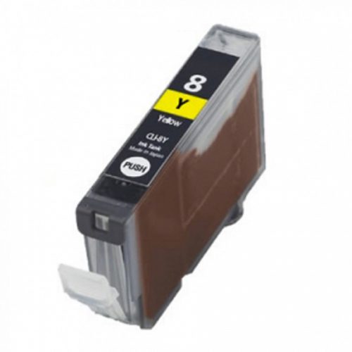 Inktcartridge CLI-8Y - Geel - Met Chip bij debadeend.nl
