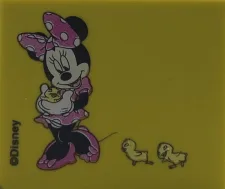 Mini Disney Gum - Roze Minnie Mouse - 4 x 3 cm bij debadeend.nl
