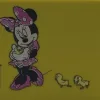 Mini Disney Gum - Roze Minnie Mouse - 4 x 3 cm