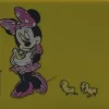 Mini Disney Gum - Roze Minnie Mouse - 4 x 3 cm