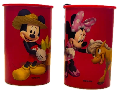 Tweegaats Puntenslijper Rood – Mickey & Minnie Mouse boerderij thema