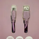 Micro USB kabel - Laad en Data - 1 meter - Roze bij debadeend.nl