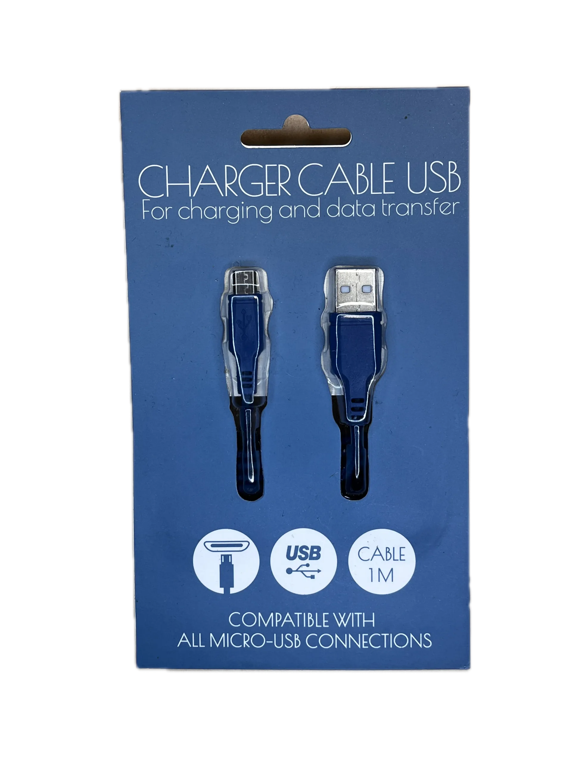 Micro USB kabel - Laad en Data - 1 meter - Blauw Micro USB kabel - Laad en Data - 1 meter - Blauw