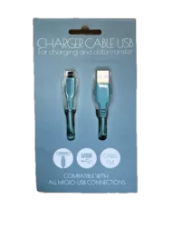 Micro USB kabel - Laad en Data - 1 meter - Mintgroen Micro USB kabel - Laad en Data - 1 meter - Mintgroen