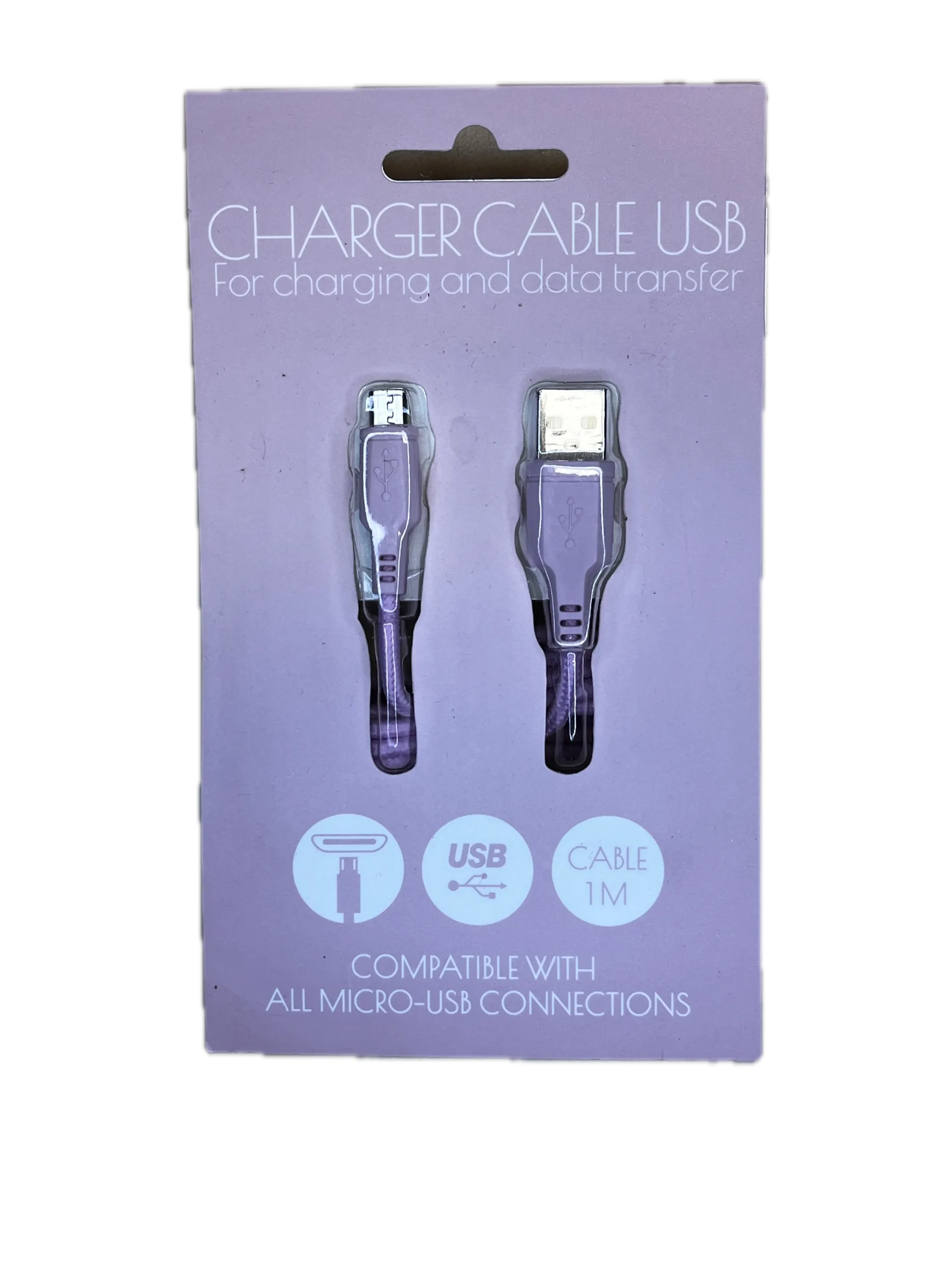 Micro USB kabel - Laad en Data - 1 meter - Roze Micro USB kabel - Laad en Data - 1 meter - Roze