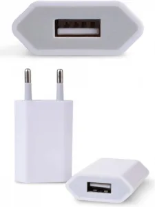Universele USB adapter - USB oplaadblokje voor o.a. Smartphone bij debadeend.nl