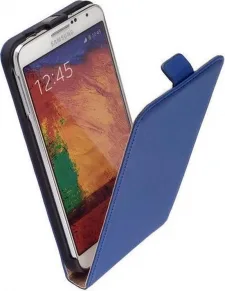 Telefoonhoesje Wallet Flipcase Blauw voor Samsung Galaxy S5 bij debadeend.nl