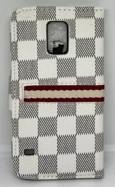 Telefoonhoesje Wallet Bookcase Wit voor Samsung Galaxy S5 - Louis Uitvoering bij debadeend.nl