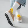 Rubber Duck Badeend Unisex Sokken - Maat 35 ~ 40 - Wit