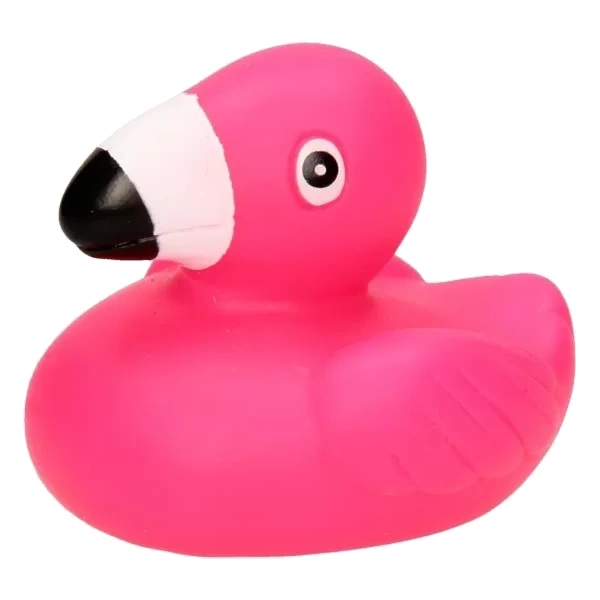 Klein Badeendje - Roze Flamingo Badeend - 7 cm