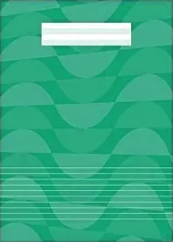 A4 Schrift Groen - Gelinieerd (0.8 cm) - 80 pagina's