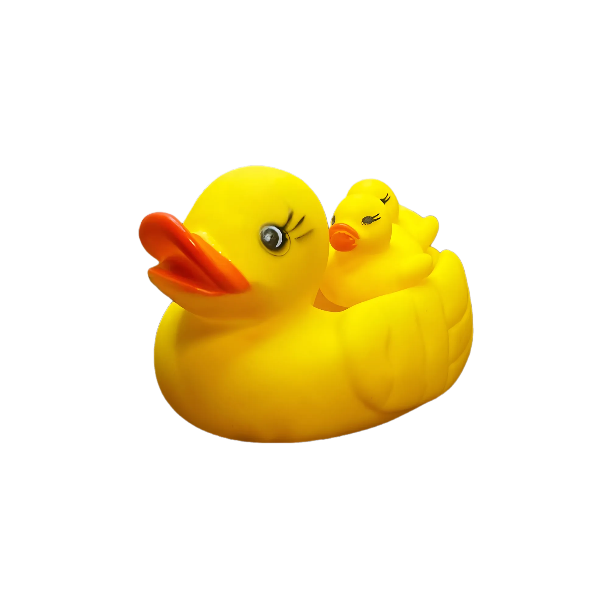 Badeend Familie Set - Moedereend met 3 Mini Eendjes - 4-delig Badeend Familie Set - Moedereend met 3 Mini Eendjes - 4-delig