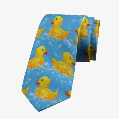 Badeendjes Stropdas - Ducky Tie Lichtblauw