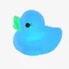 Gekleurd Mini Badeendje - Blauw Rubber Duck - 4 cm