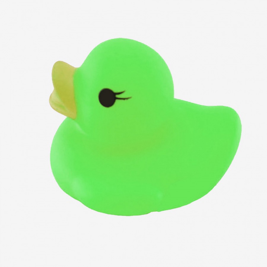 Array Psychologisch filosoof Gekleurd Mini Badeendje - Groene Rubber Duck - 4 cm - Leuk als kado