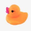 Gekleurd Mini Badeendje - Oranje Rubber Duck - 4 cm