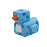 Blocky Gaming Minecraft Badeend - Blauw - 5cm
