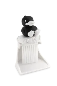 Toetsenbord Schoonmaakborstel met Houder - Zwart